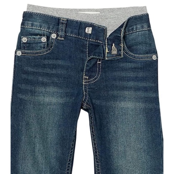 LEVI’S • Murphy Pull-On Elastic Back Waistband Stretch Brushed Back Jeans - Picture 6 of 8